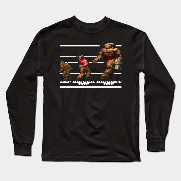 DOOM imps Long Sleeve T-Shirt by krls